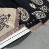 Stile Bohemien Sciarpa Finta Double-Face Ispessita Calda Moda Outdoor Viaggio Ufficio Scialle Avvolgente