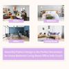 Mermaid Theme Throw Blanket Custom Name Text Personalized Blanket Soft Cozy Blanket for Home Sofa Bed