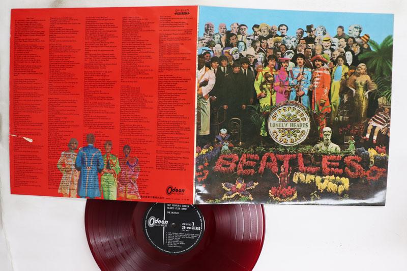 LP Пластинка BEATLES Sgt. Клуб Одиноких Сердец Перцев Ba OP8163 ODEON 1967 Япония Рок Б/у