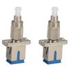 2pcs FC Male To SC Female Adapter FC UPC Male To SC UPC Female Single Mode Hybrid Optical Fiber Connector Adapter