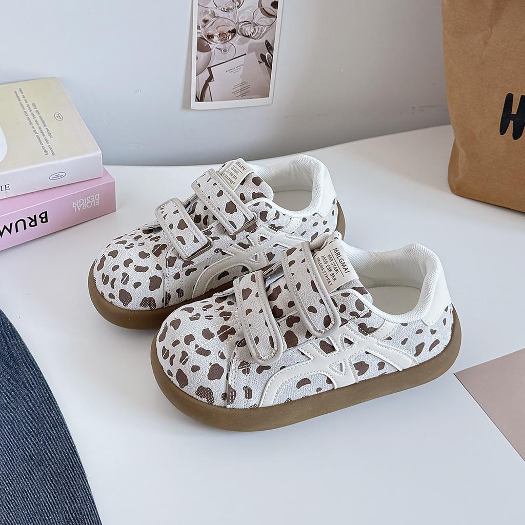Leopard print casual shoes autumn and winter new versatile casual cute sports board shoes Forrest Gump shoes tide