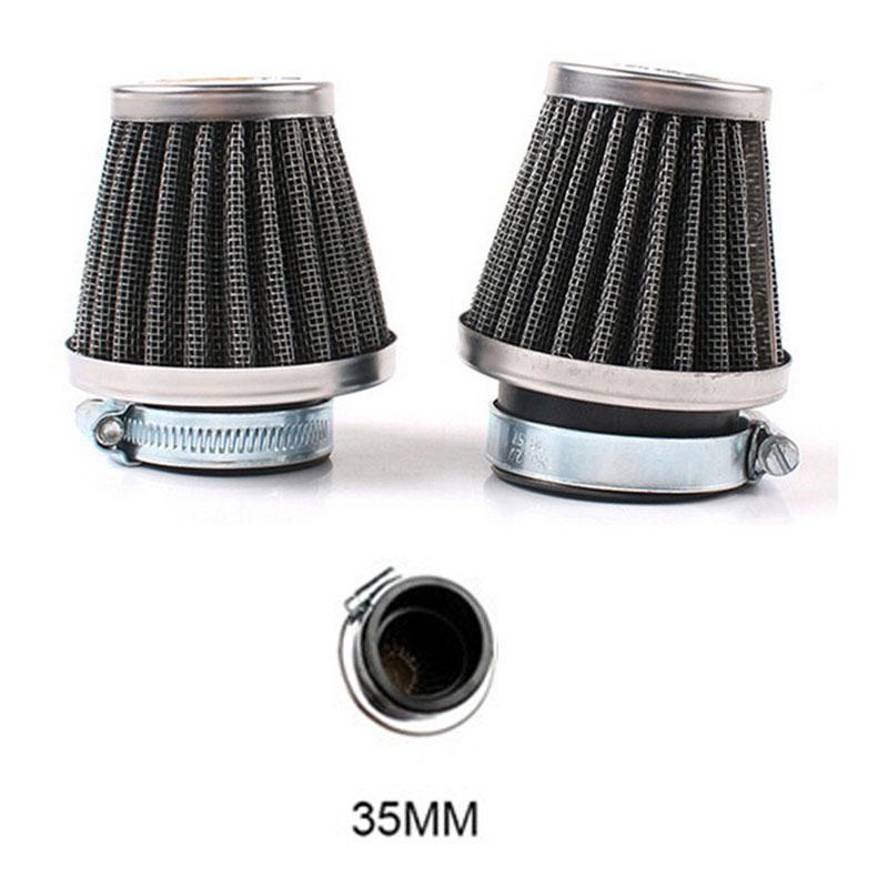 Motorcycle Air Filter Mushroom Head Filters Universal 35mm 44mm 50mm 54mm 60mm Motorcycle Air Intake Filter Cleaner Black