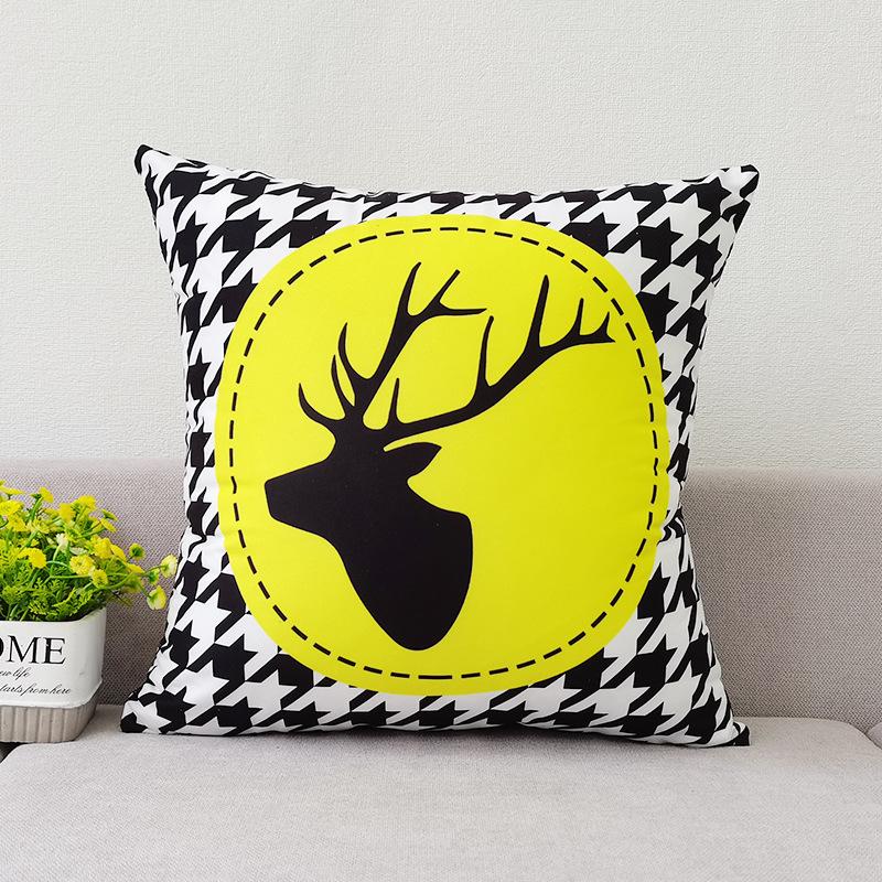 New Modern Nordic Simple Pillowcase Living Room Sofa Home Pillowcase Short Plush Cushion
