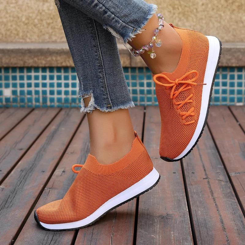 Women Casual Shoes Fashion Breathable Walking Mesh Flat Shoes White Sneakers Women's Tenis Feminino Shoes
