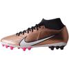 Zoom Superfly 9 Academy AG Shock Absorbing Anti-Slip Durable Artificial Grass Soccer Shoes Men Soccer Shoes Gold Copper DR5942-810