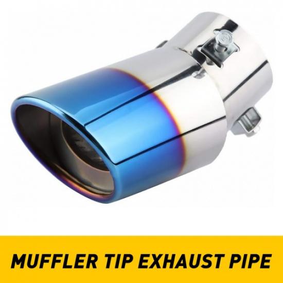 Auto Pipe Car Exhaust Tip Tail Muffler Stainless Steel Replacement Accessories D