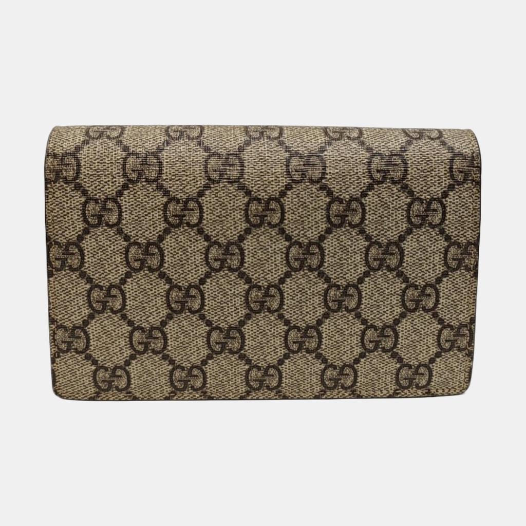 [Pre-Owned] Gucci Dionysus GG Supreme Super Mini Bag 'Beige' - Very Good #1S12MM7
