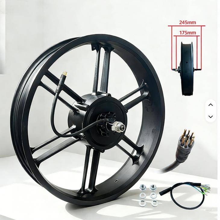 Piasta silnika ze stopu aluminium Silnik Koło do roweru elektrycznego górskiego 20-calowe 48V/60V 500W/750W/1000w z wodoodpornym kablem