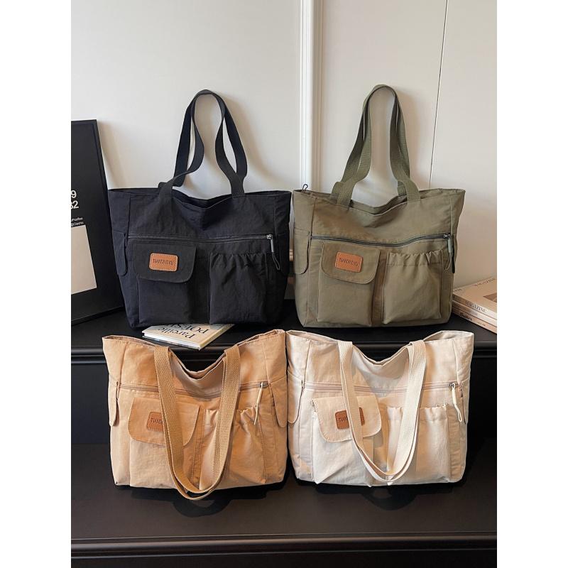 2026New Style Cloth Tote Bag for Women, Large-capacity Commuter Bag, Versatile Casual Shoulder Handbag for College Students