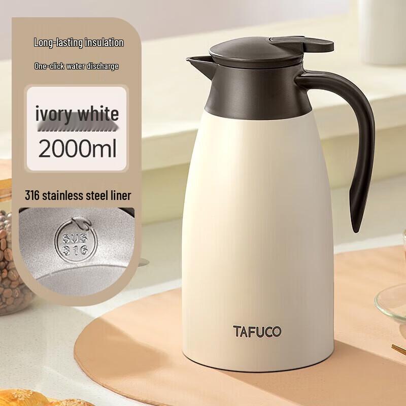 TAFUCO 316 Stainless Steel Large Capacity Thermal Flask