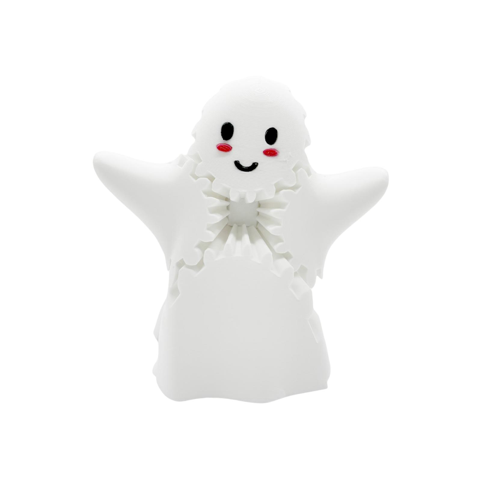 

Милые маленькие привидения, напечатанные на 3D-принтере, шестеренки, настольные украшения One Size