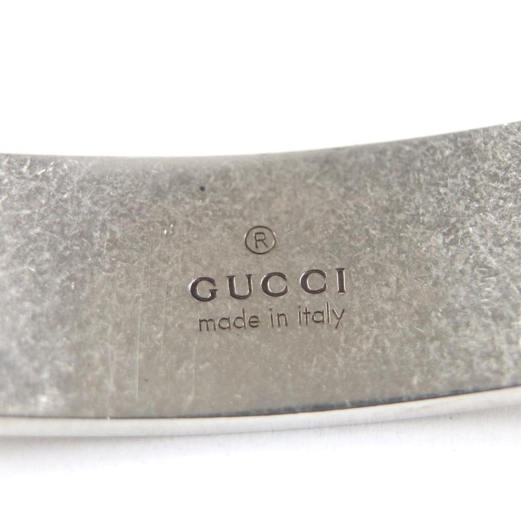 GUCCI bracelet GG Bee Engraved Bracelet Engraving Silver AG925 mens 18 728264 Used