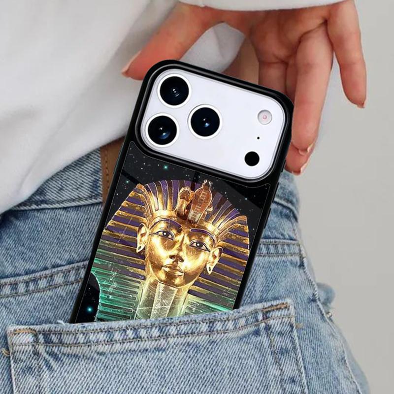 Egypt Nefertiti Anubis Ankh Soft Phone Case for iPhone 16e 15 14 13 12 17 Pro Max Plus Air 17pro Cover Coque