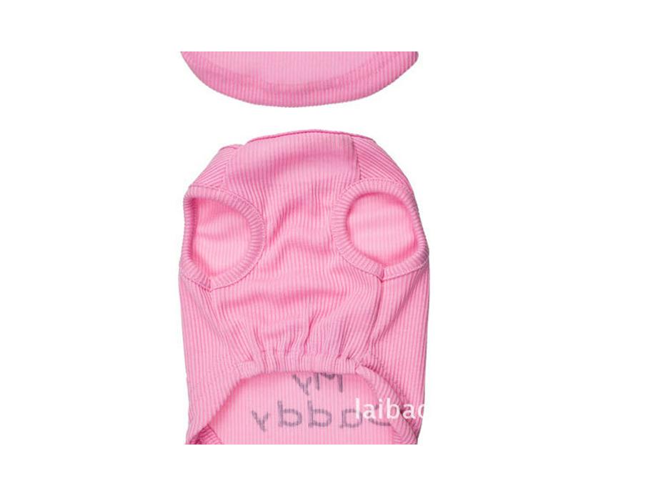 Pet Dog Clothes - Daddy & Mommy Ribbed Vests, 4 Styles for Spring, Summer, Autumn
