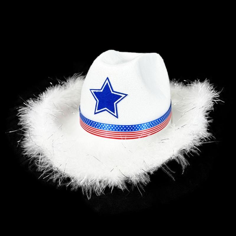 Patriotic Independence Day Outfits American Flag Costumes Accessories 4th of Jul Costume for Dresses Up Cosplay Party