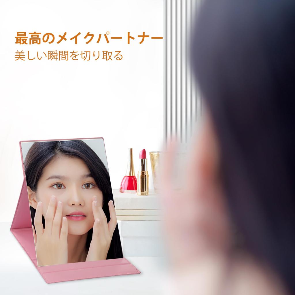 Mirror Tabletop Mirror Bend Stand Mirror Tabletop Mirror Makeup Mirror Mirror Cabinet Mirror Powder Mirror Portable Mirror Day KOUCOE Stylish Table