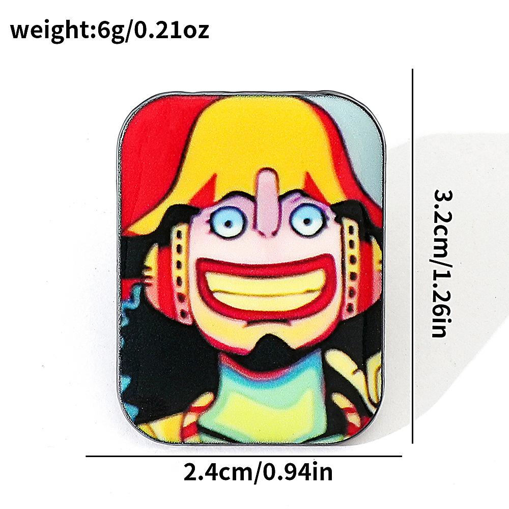 191 Spot ONE PIECE Brooch Riman Metal Badge Luffy Pirates One Piece Pin Accessories
