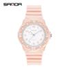 Sanda Fashion Couple Watches: Fresh, Versatile, Waterproof, Night Vision Luminous Style for Men & Women