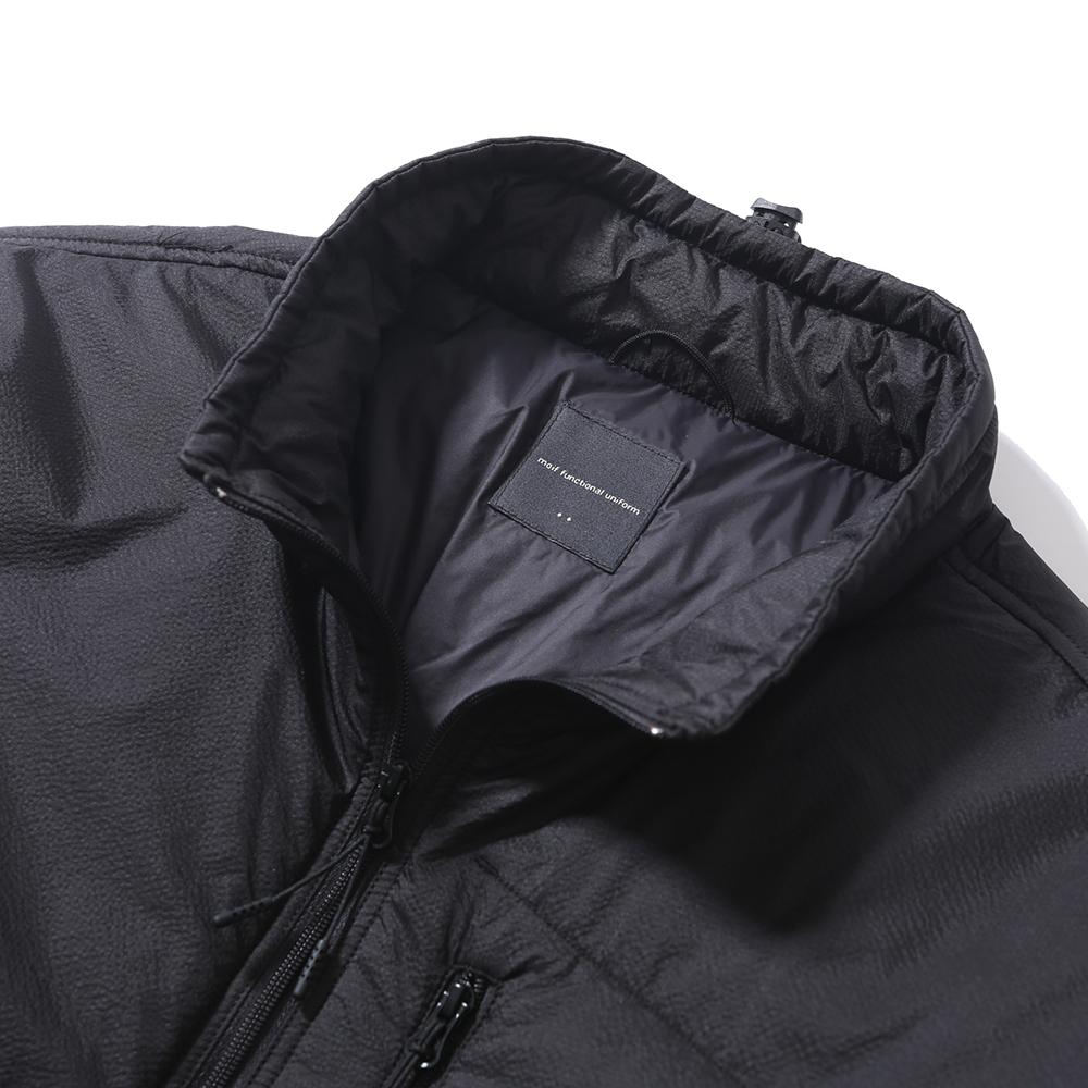 Moif [Aw23]Over Track Insulated Half-Zip / Black
