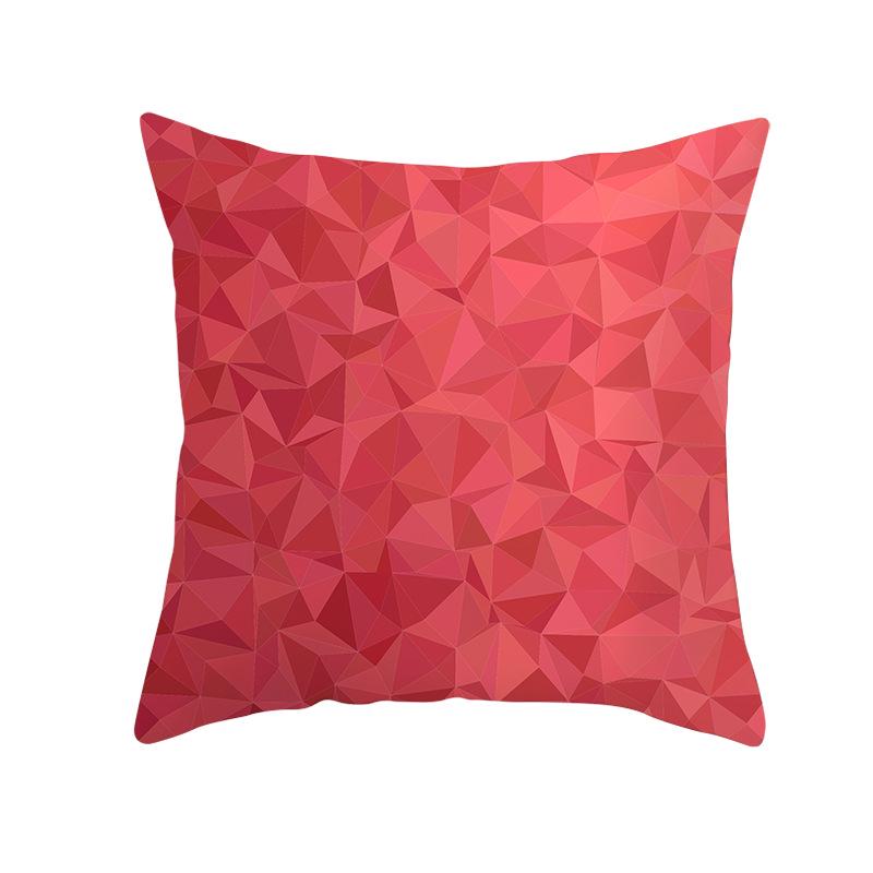 Household Products Colorful Printed Geometric Mirror Space Pillow Case Cushion Waist Pillow Case