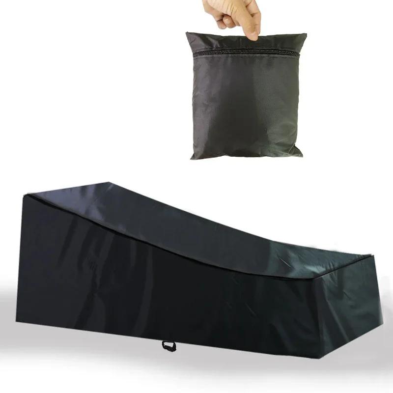 Waterproof Oxford Outdoor Garden Beach Lounge Chair Cover Patio Sunbed Lounger Furniture Dust Cover Recliner Protective Cover