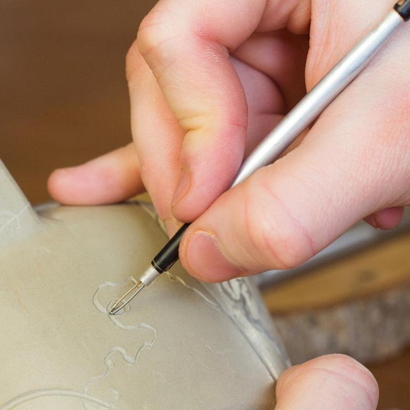 Rotary Engraving Pen Tool With 3 Speed Setting Ergonomic Design For Jewelry Making DIY Projects And Artwork Makings