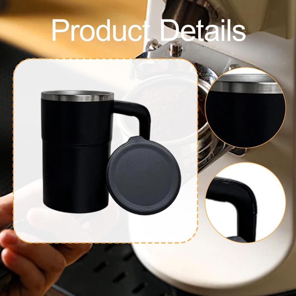 Coffee Mug Automatic Mixing Cup with Lid Portable Versatile Auto Stirring for Tea Protein Powder