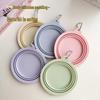 Portable Silicone Folding Dog Bowl for Outdoor Food and Water