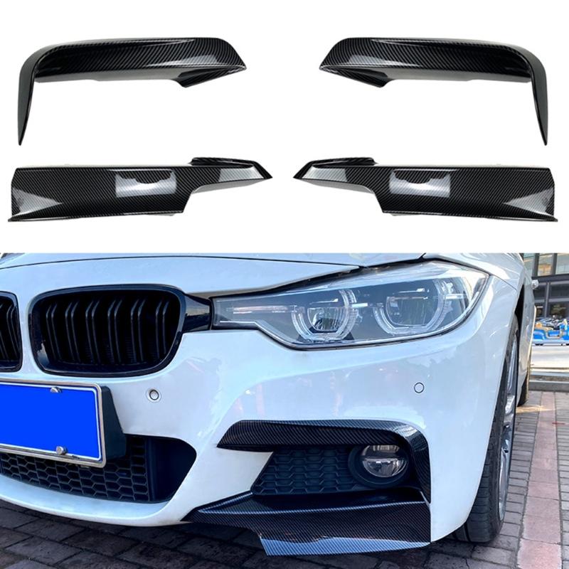 For F30 F31 M Pack Car Front Bumper Spoiler Trim Air Vent Lid Cover Decorations