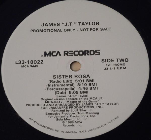 

12inch Record J.T. TAYLOR - Sister Rosa L3318022PROMO MCA Records 1989 US Rap & Hip-Hop/R&B Used