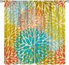 Colorful Floral Curtains Dahlia Flower Window Treatments Living Room Bedroom Kitchen Bohemian Light Blocking Made Of Polyester Sitting Treatment
