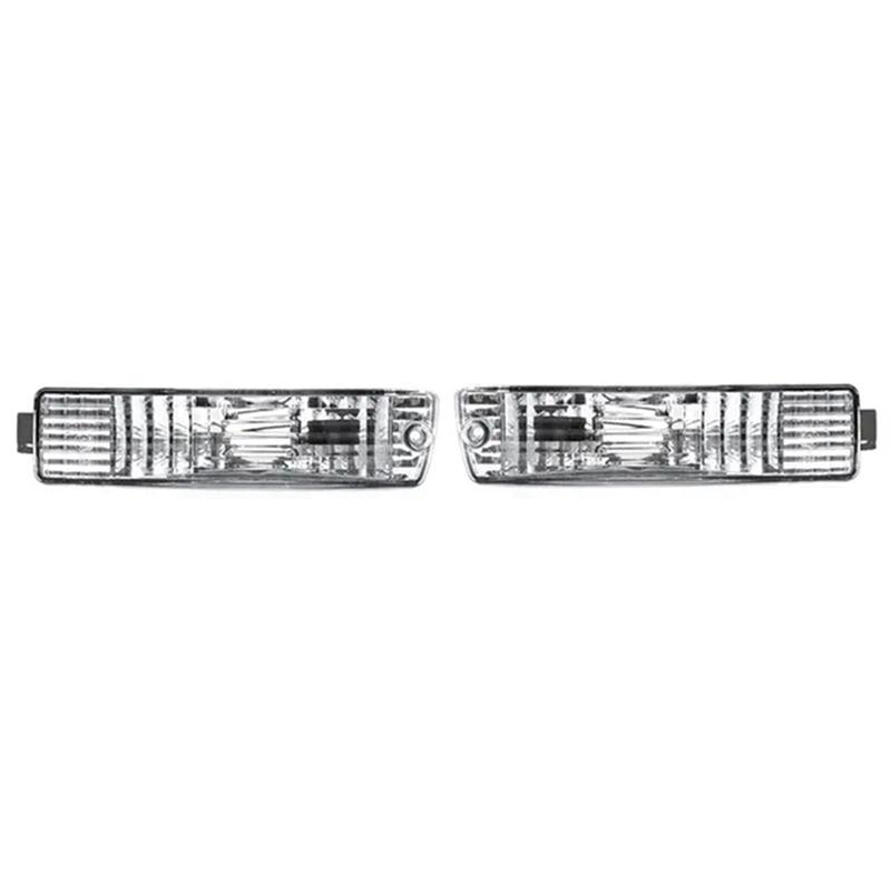 1 Pair For  VW Golf 2 MK2 Jetta 2 MK2 1980-1992 Front Turn Signal Bumper Indicator Light Lamp With Harness