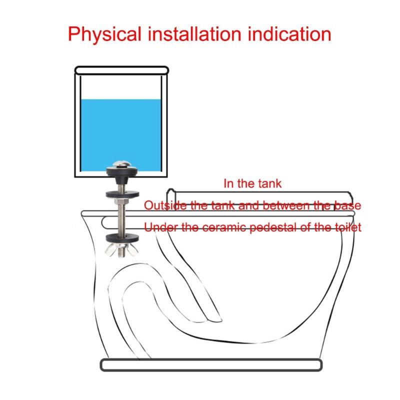 2Pcs Toilet Seat Bolts Set Portable Sturdy Replacement Screws and Rubber Washers for Secure Easy Installation Designs