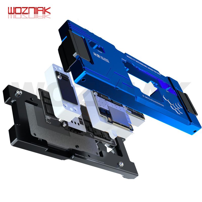 MiJing C25 C21 C22 C23 C24 Motherboard Middle Layer Tester Platform For iPhone X XS-17Pro Max Logic Board Frame Repair Fixture