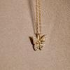 Celebrity-Inspired Dancing Butterfly Pendant Necklace – Elegant, Simple, and Versatile Clavicle Chain