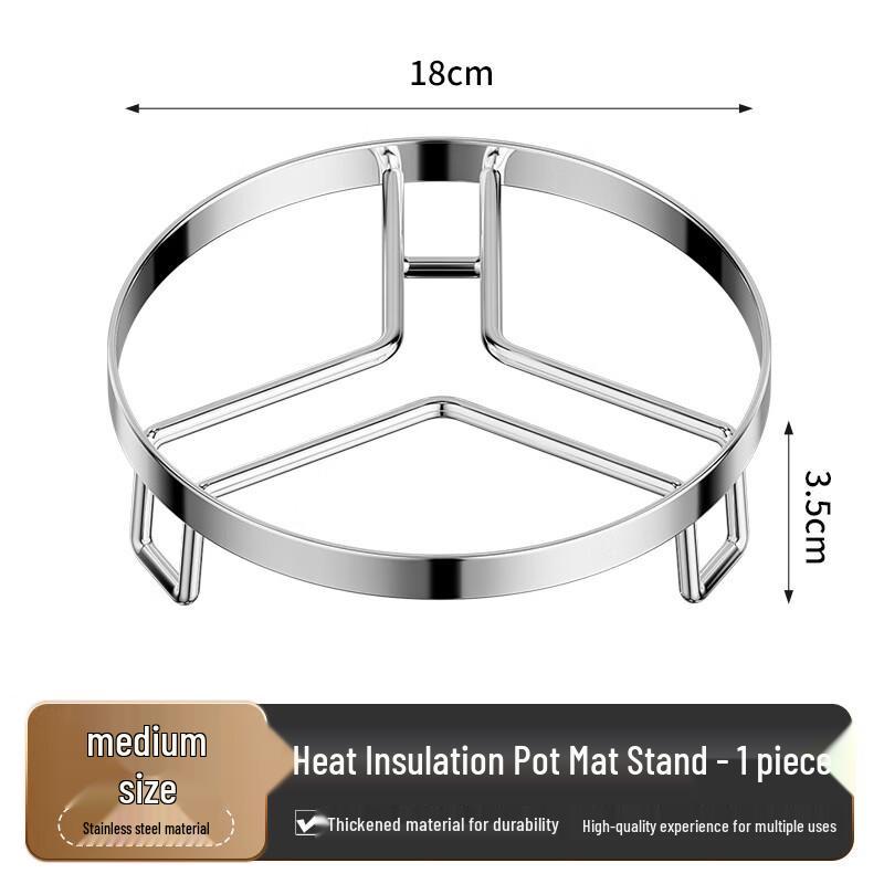 Stainless Steel Triangle Trivet & Steam Rack