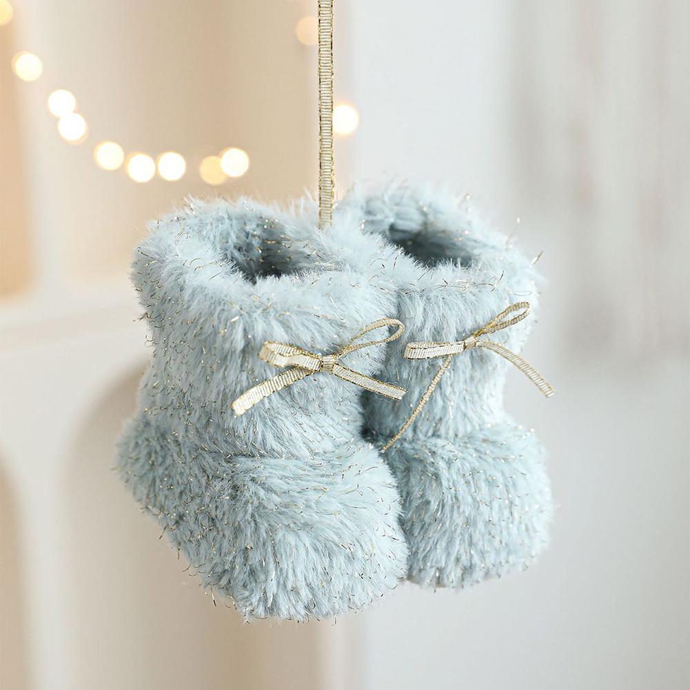 Santa Claus Boots Ornaments Hanging Decorative Ornament Santa Decor Party Pendant Home Claus Christmas A1D6