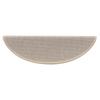 Stair Treads 15 Pcs. 56 X 17 X 3 Cm Silver Semi Round