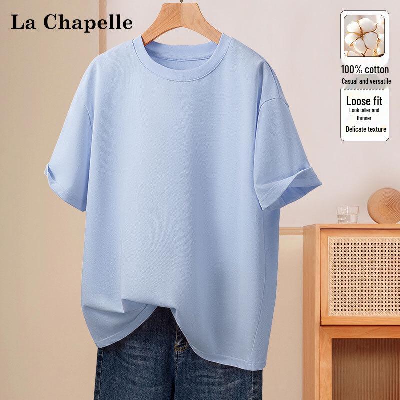 

La Chapelle Women s Pure Cotton Short Sleeve T-Shirt S