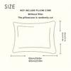 1pc Cotton Sateen Cute Ins Baby Pillowcase Student Dormitory Pillowcase With Zipper Cotton Pillowcase 30x50cm