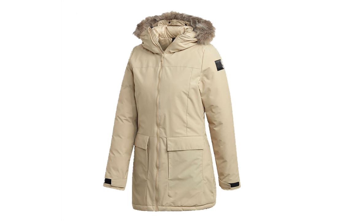 Adidas Puffer Jacket Winter Women s Khaki GE7790 S
