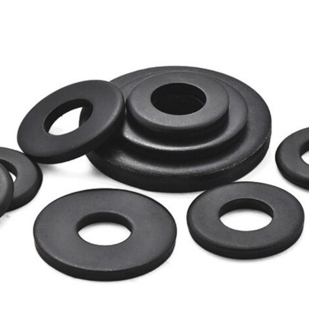 210/350/500pcs Black White Nylon Washers M2-M10 Insulation Seals Spacers Electronic Repair