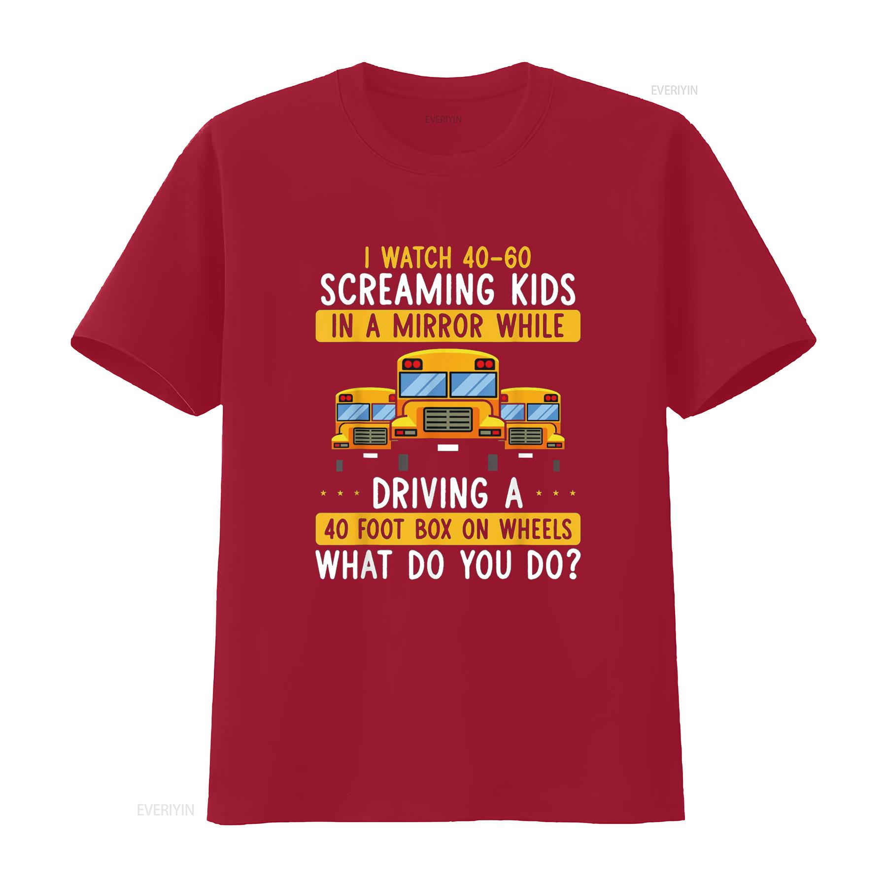 

Hilarious Schoolbus Driver Saying School Bus Driving Joke T Shirt vintage Washed fashion Stretched Comfortable Versatile S