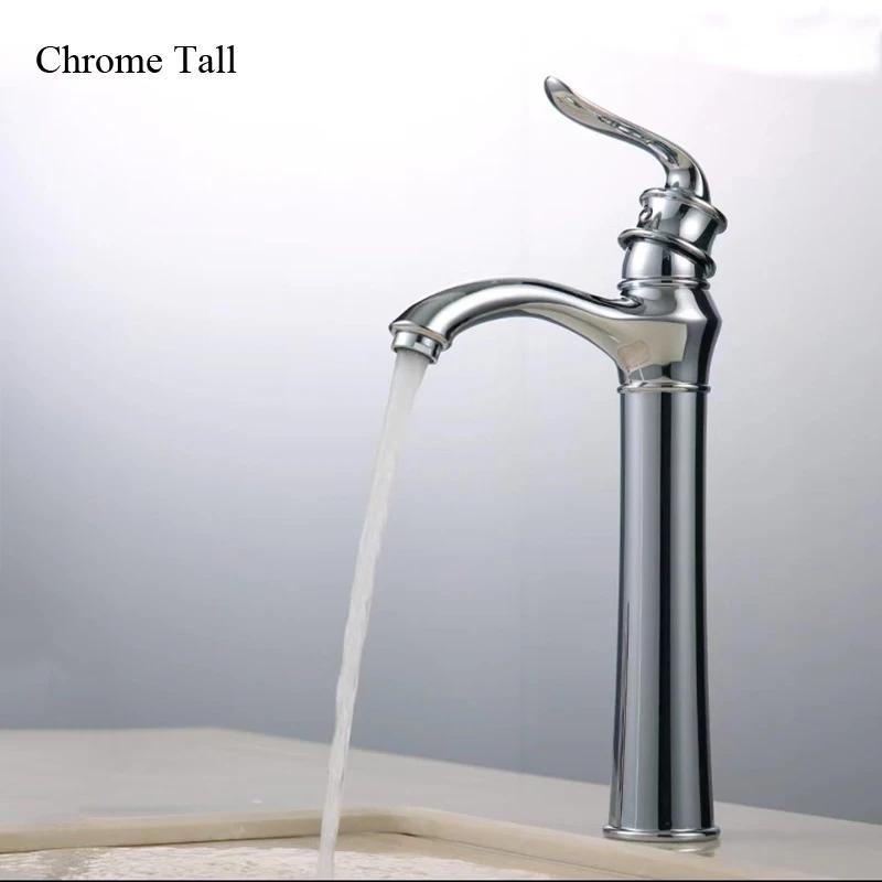 Luxury Basin Faucet Modern Bathroom Washbasin Faucet Gold Hot Cold Mixer Tap Basin Sink Faucet Single Handle Kitchen Accessories
