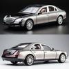 1/24 Scale Benz 62S Diecast Car Model Toy, Pull Back Toy Vehicle with Sound and Light for Kids Toddler Boys Girls Gift Collection