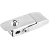 Stainless Steel Spring Toggle Latch Hasp Clamp Cabinet Locking Tool Hardware with Two Keys,Hasp Lock - Twist Knob Keyed Locking Hasp for Small Doors,
