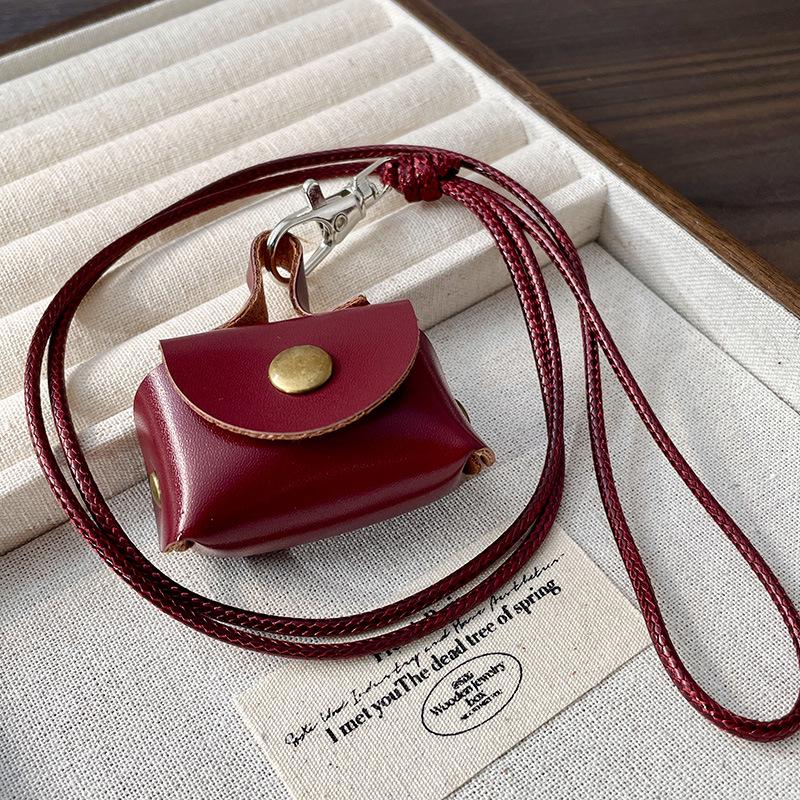 Magnetischer Brillenhalter zum Umhängen: Multifunktionale Aufbewahrungstasche aus PU-Leder für Outdoor-Reisen und Hüte.