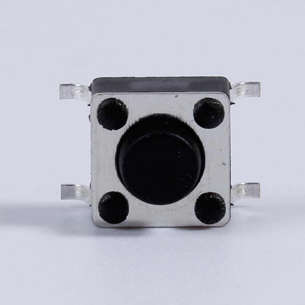 Industrial Grade 6x6mm Tactile Pushbutton Switches 4 Pin Momentary Push Button Switches Assortment for DIY Projects