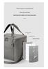 Bento Insulated Lunch Bag with Shoulder Strap and Ice Pack, Thickened Aluminum Foil Picnic Bag Enlarged for Student Storage