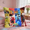 Japan BBeyblade Anime Cushion Cover Square Short Plush Pillow Case Living Room Sofa Home Decor Funda X